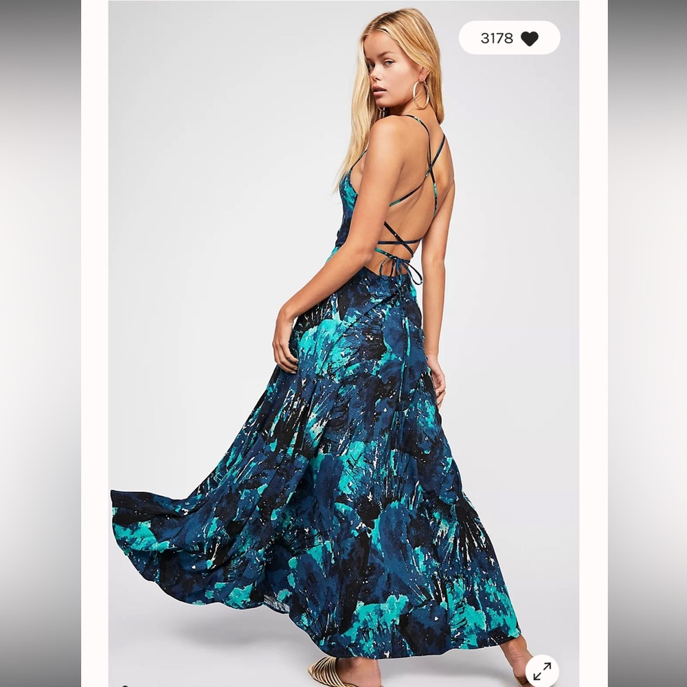 Free People Nellie Printed Maxi Dress